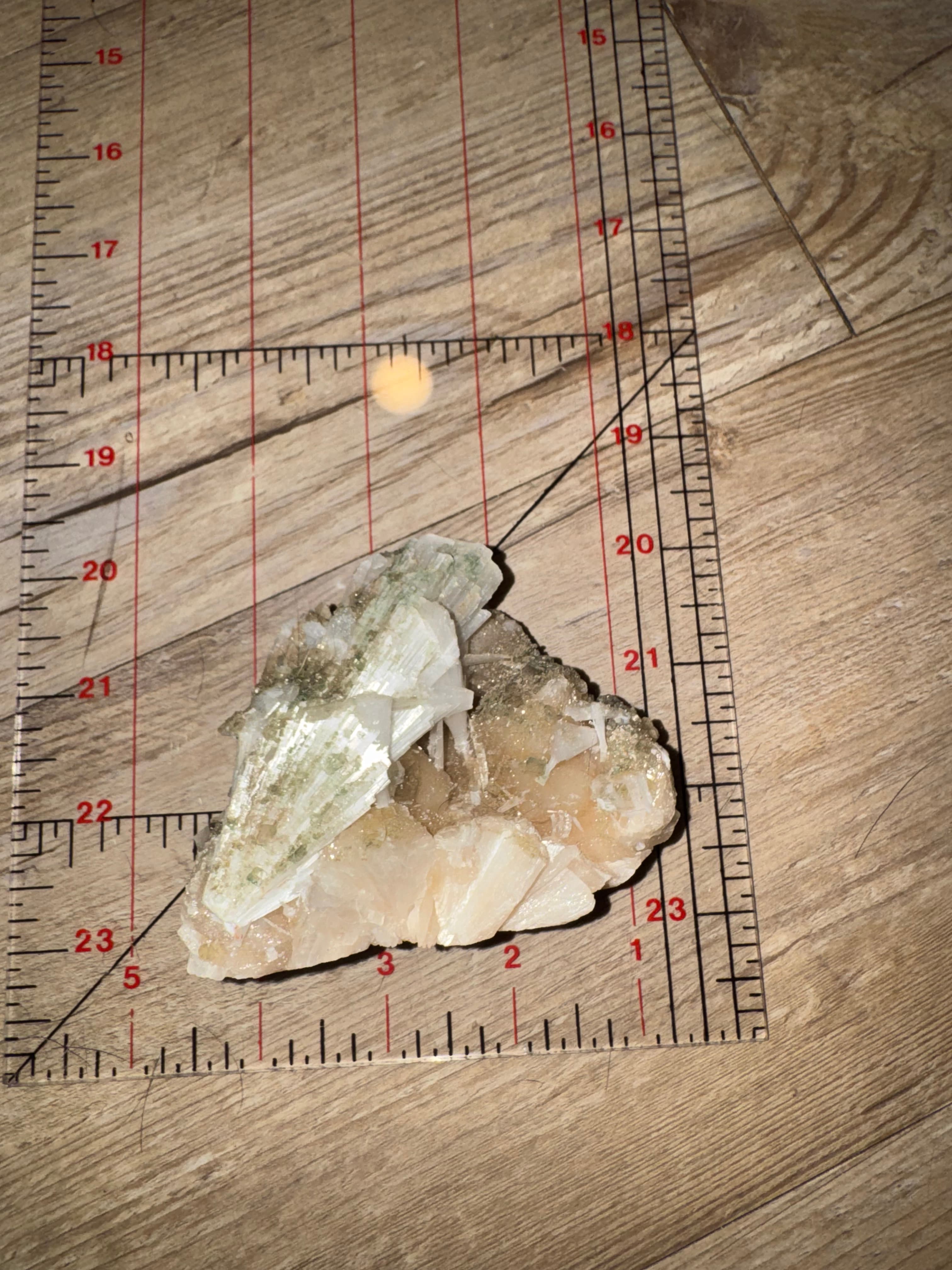 Stilbite with Green Apophylite